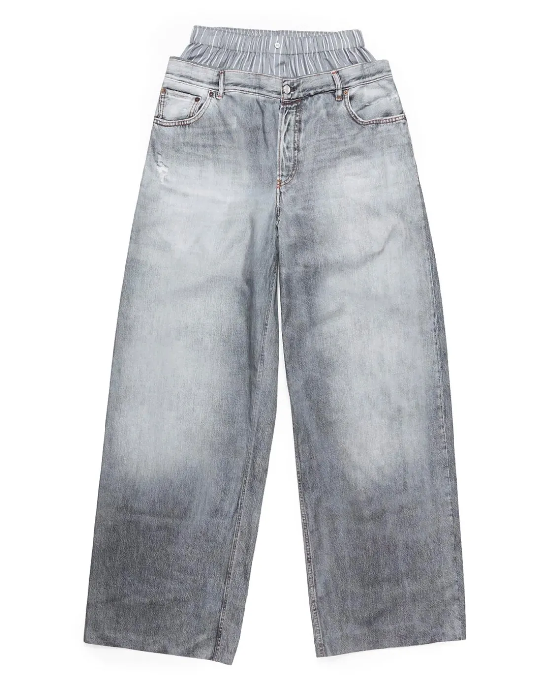 Acne Studios Baggy Boxer Jeans Grey