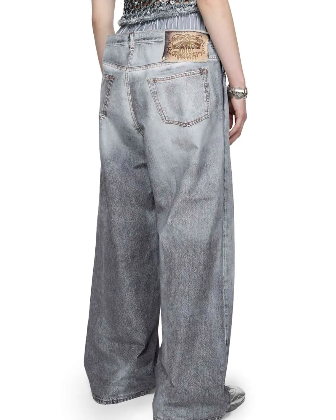 Acne Studios Baggy Boxer Jeans Grey