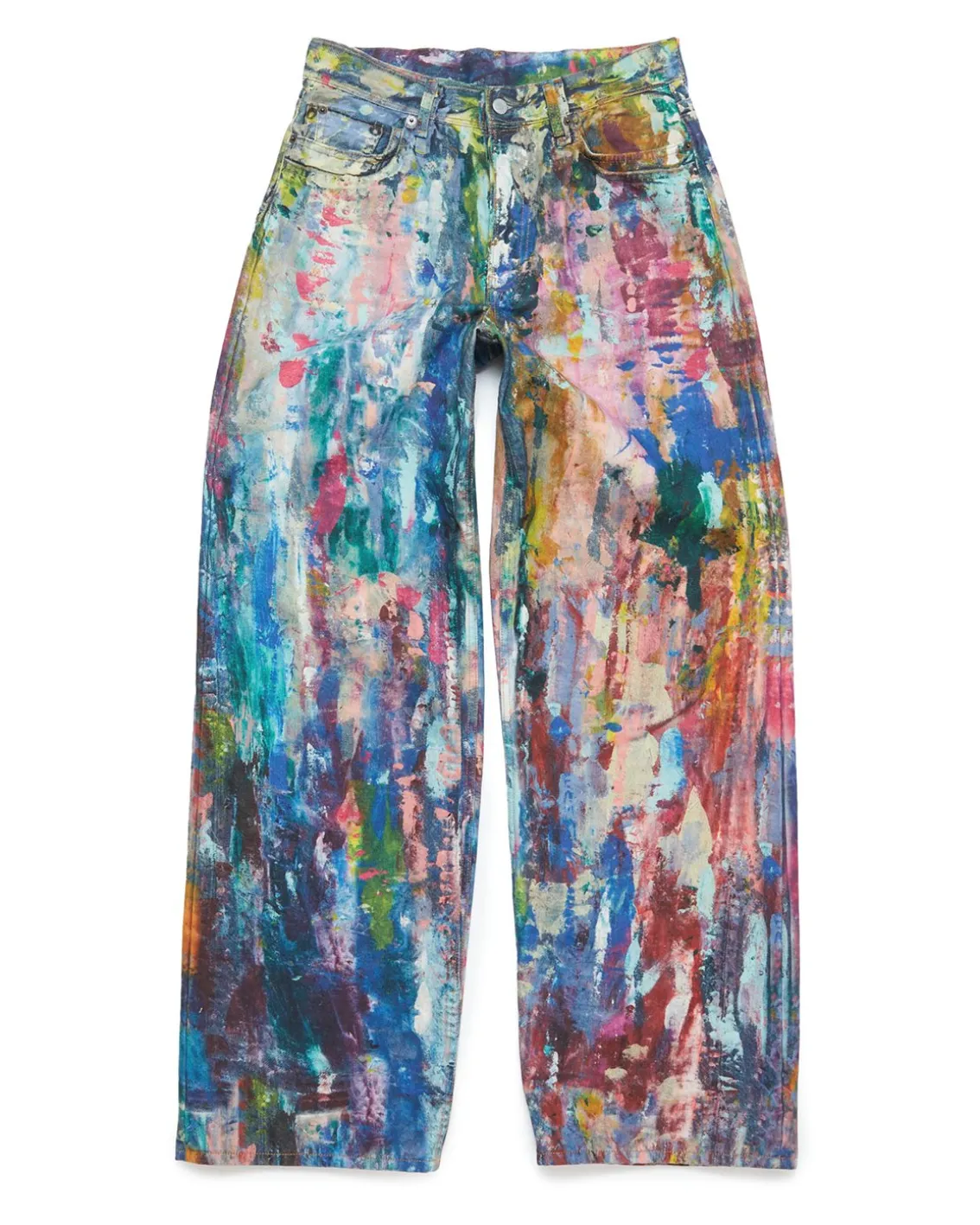 Acne Studios Baggy Fit 1981F Jeans Blue/Multi