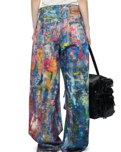 Acne Studios Baggy Fit 1981F Jeans Blue/Multi