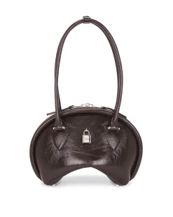 Acne Studios Bowlina Mini Shoulder Bag Chocolate Brown