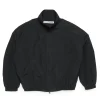 Acne Studios Embroidered Logo Zip Jacket Black