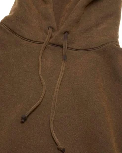 Acne Studios Hooded Back Patch Sweater Chocolate Brown