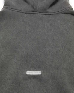 Acne Studios Hooded Back Patch Sweater Faded Black