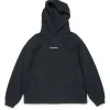 Acne Studios Hooded Logo Sweatshirt Black