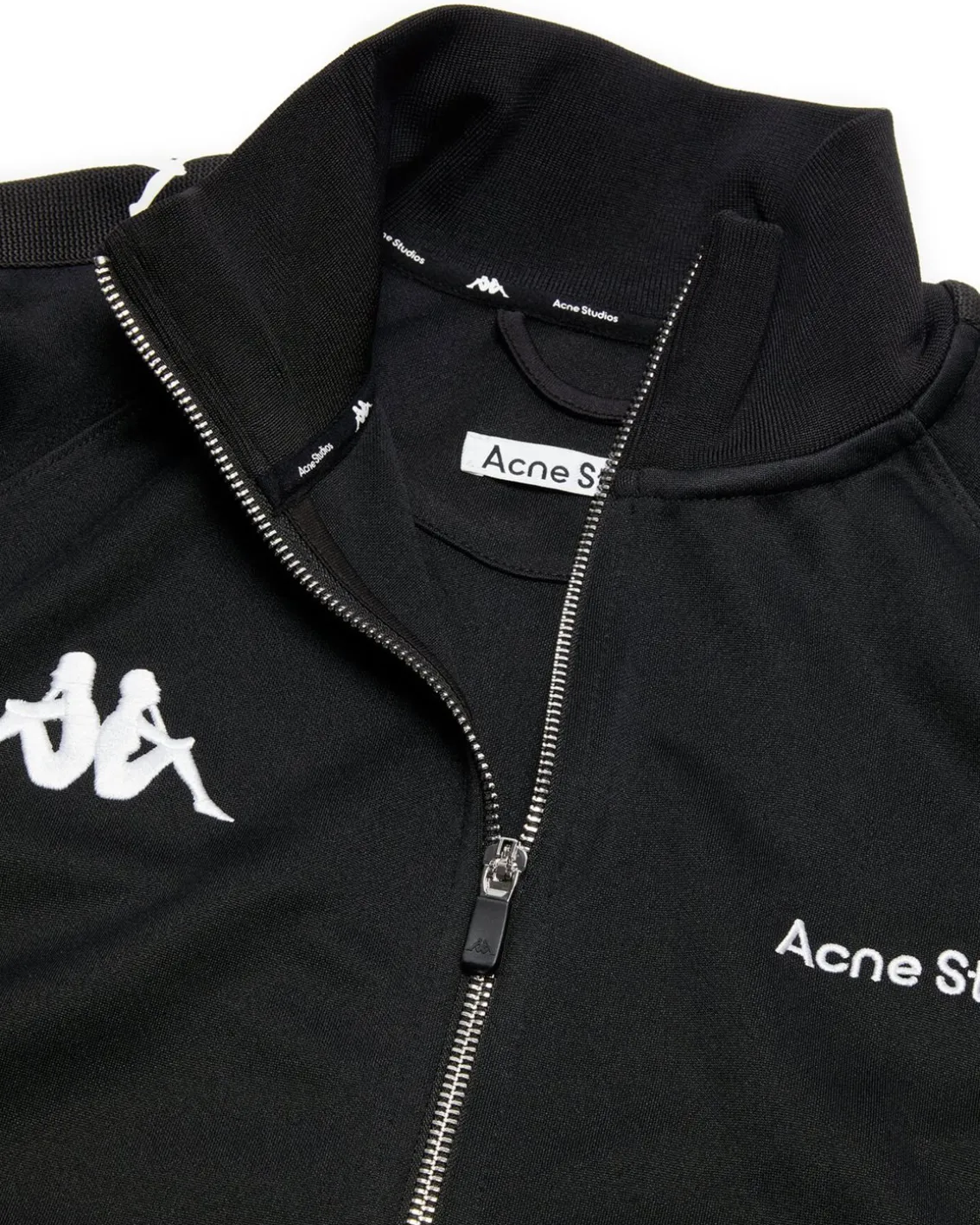 Acne Studios Kappa Fenam U Zip Sweatshirt Black