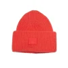 Acne Studios Large Face Logo Beanie Sharp Red