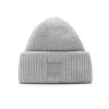 Acne Studios Large Face Logo Beanie Light Grey Melange