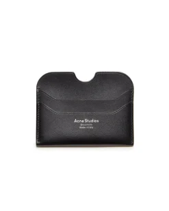 Acne Studios Leather Card Holder Black