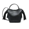 Acne Studios Musubi Mini Shoulder Bag Grained Black