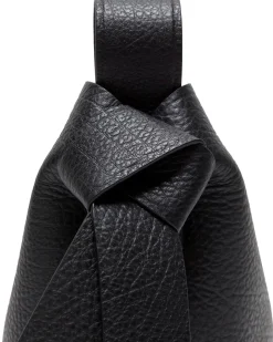 Acne Studios Musubi Mini Shoulder Bag Grained Black