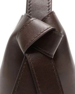 Acne Studios Musubi Mini Shoulder Bag Dark Brown