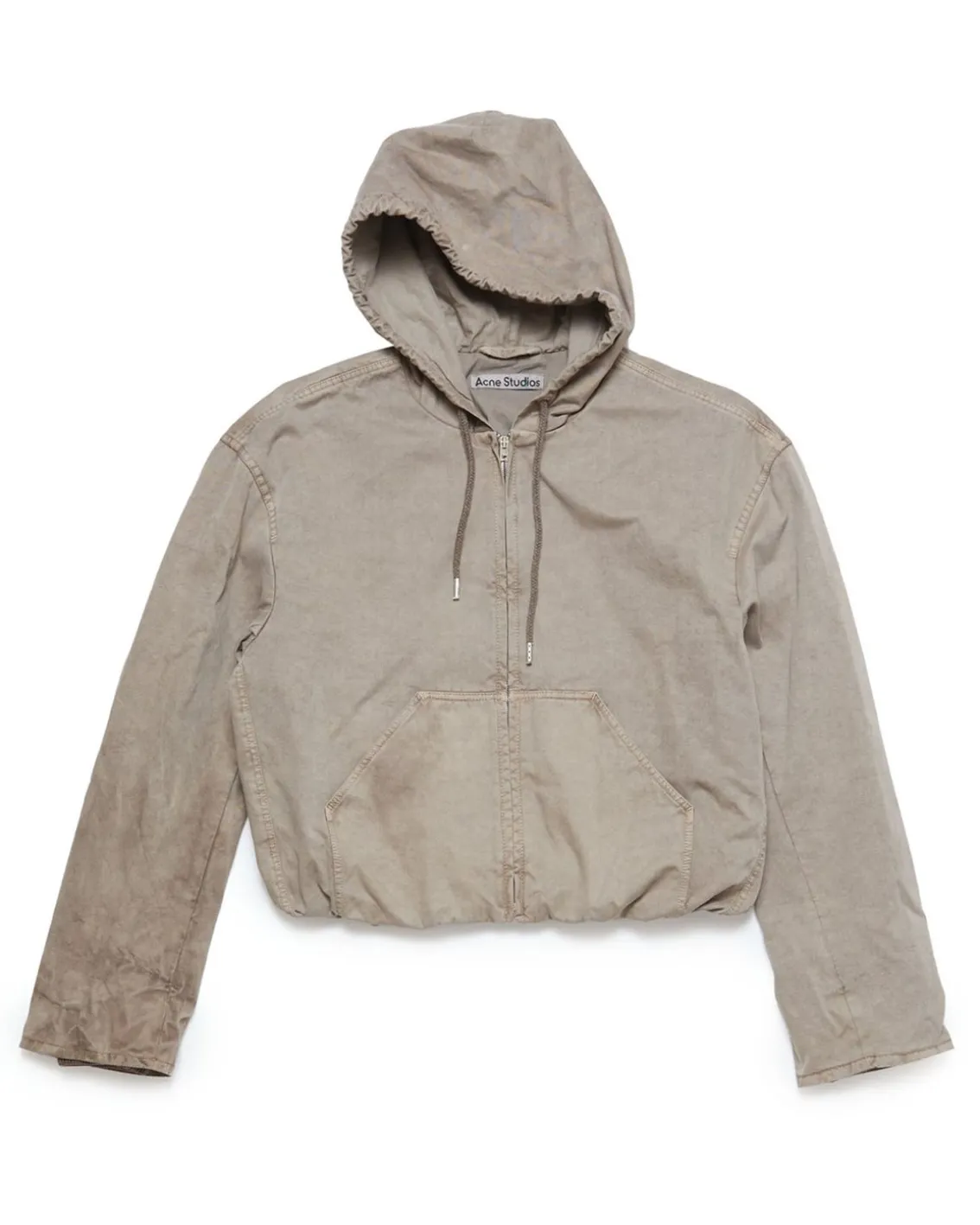 Acne Studios Oversized Hooded Jacket Charcoal Grey