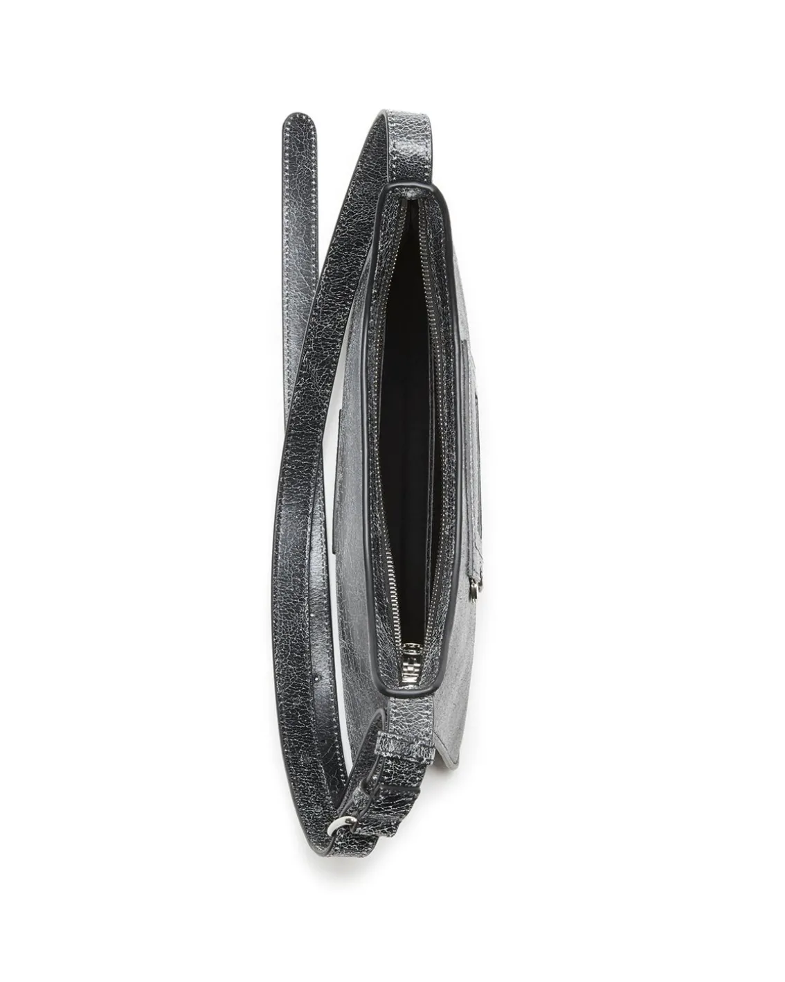 Acne Studios Platt Mini Crackle Shoulder Bag Black