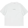 Acne Studios Relaxed Logo T-Shirt Optic White
