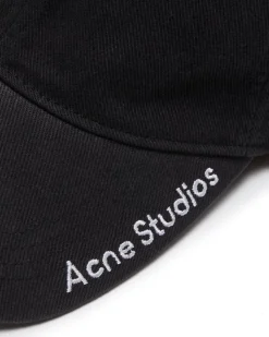 Acne Studios Side Logo Cap Black