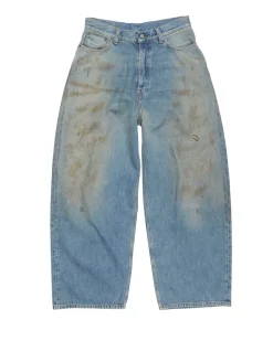 Acne Studios Super Baggy Fit Jeans 2023F Mid Blue