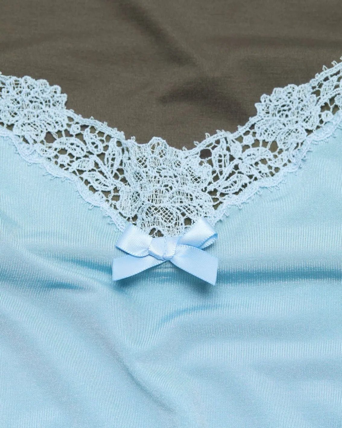Acne Studios Two-In-One Lace Top Grey/Blue