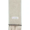 Acne Studios Wool Mohair Scarf Beige/Grey