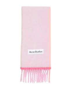 Acne Studios Wool Mohair Scarf Pink
