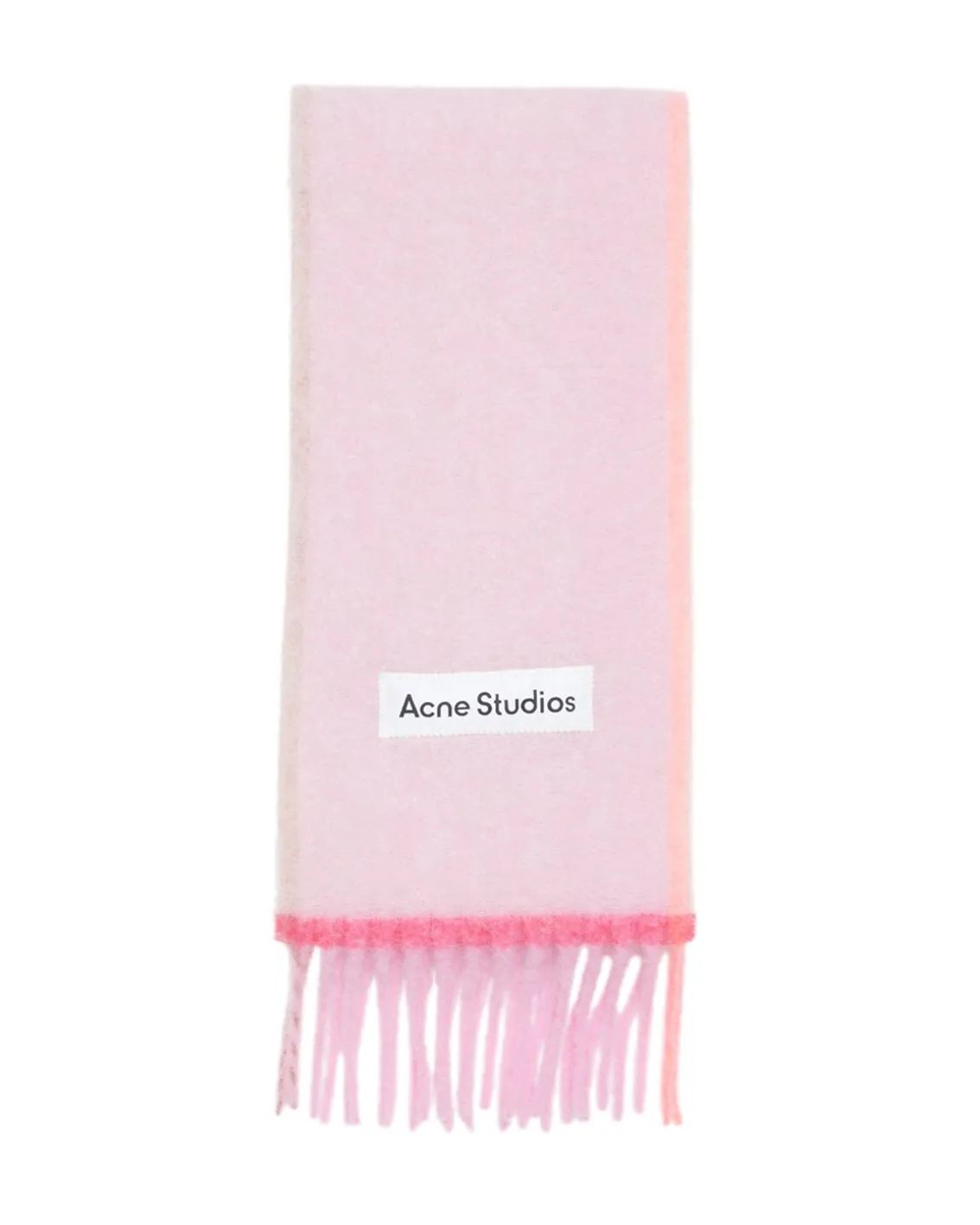 Acne Studios Wool Mohair Scarf Pink