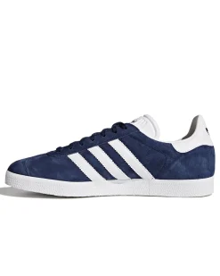 Adidas Originals Gazelle Shoes Collegiate Navy/White/Gold Metallic