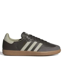 Adidas Originals Samba Og Shoes Brown/Putty Grey/Gold Metallic