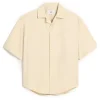 AMI Paris Boxy Short Sleeve Shirt Ginger