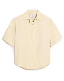 AMI Paris Boxy Short Sleeve Shirt Ginger
