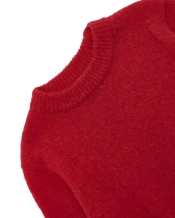 Amomento Fluffy Brushed Knit Red