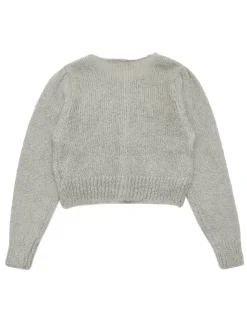 Amomento New Grandma Cardigan Light Grey