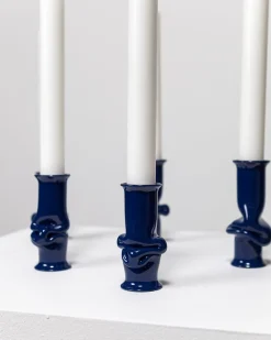 AOT Studio Solo Candle Holder Midnight Blue