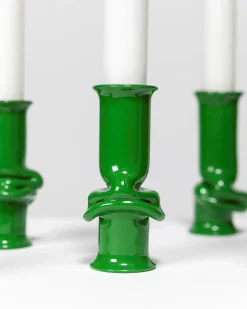 AOT Studio Solo Candle Holder Grass Green