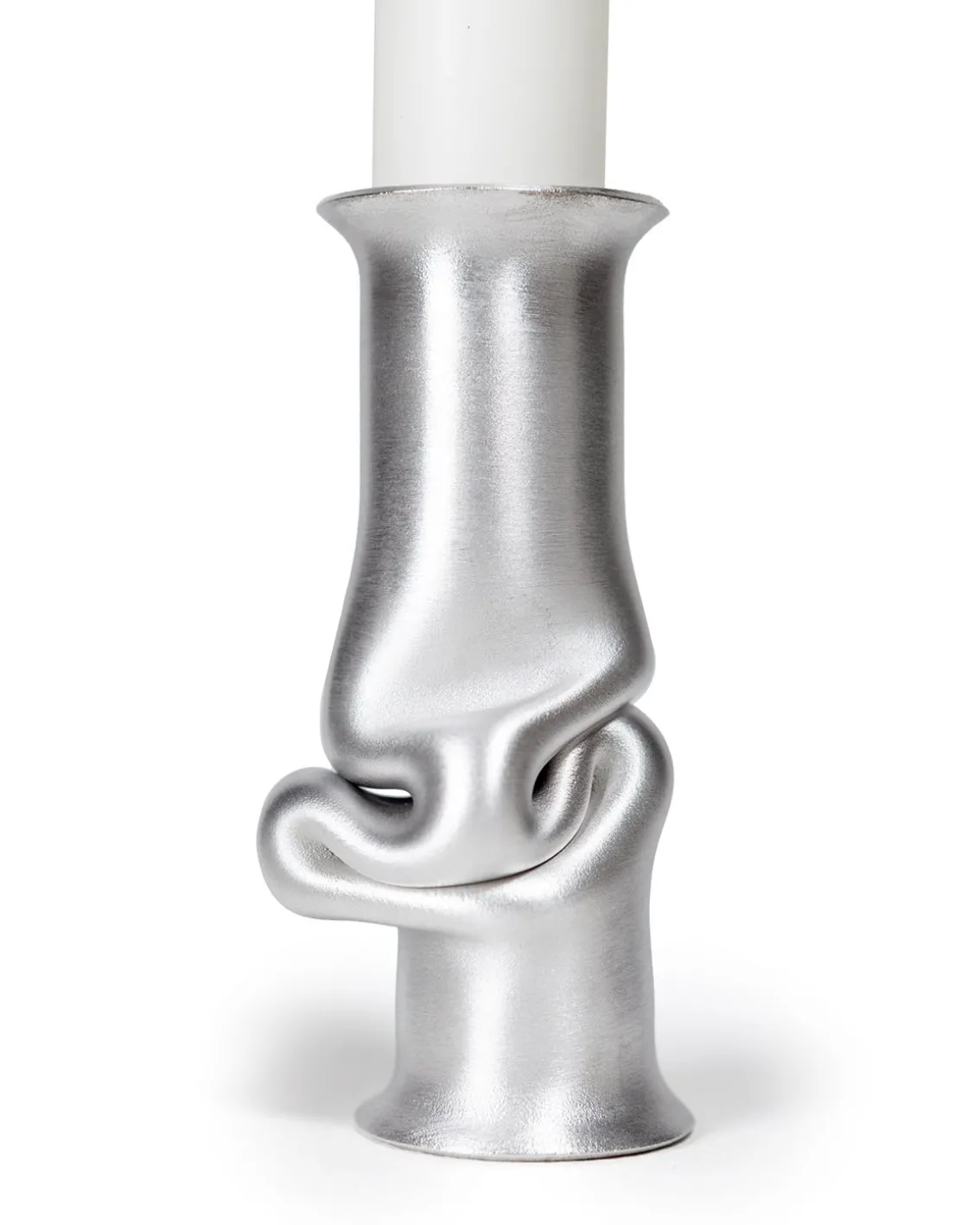 AOT Studio Solo Candle Holder Brushed Aluminium