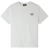A.P.C. Rue Madame T-Shirt White/Dark Navy Blue