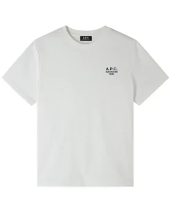 A.P.C. Rue Madame T-Shirt White/Dark Navy Blue