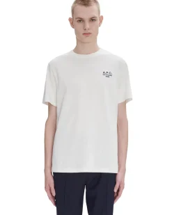 A.P.C. Rue Madame T-Shirt White/Dark Navy Blue