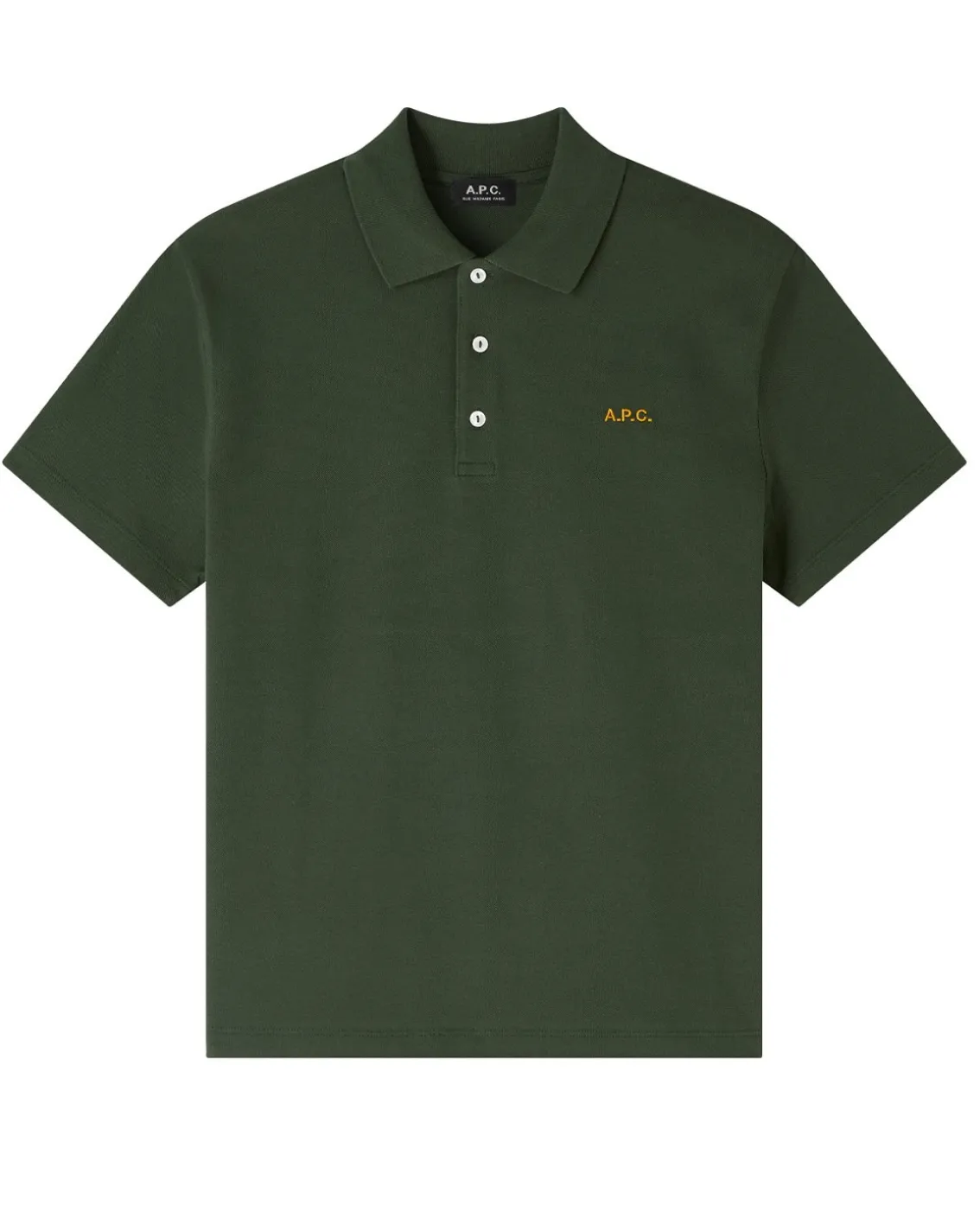 A.P.C. Standard Polo Dark Greey/Yellow