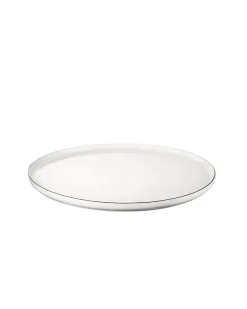 Asa Selection Dessert Plate Black Rim White