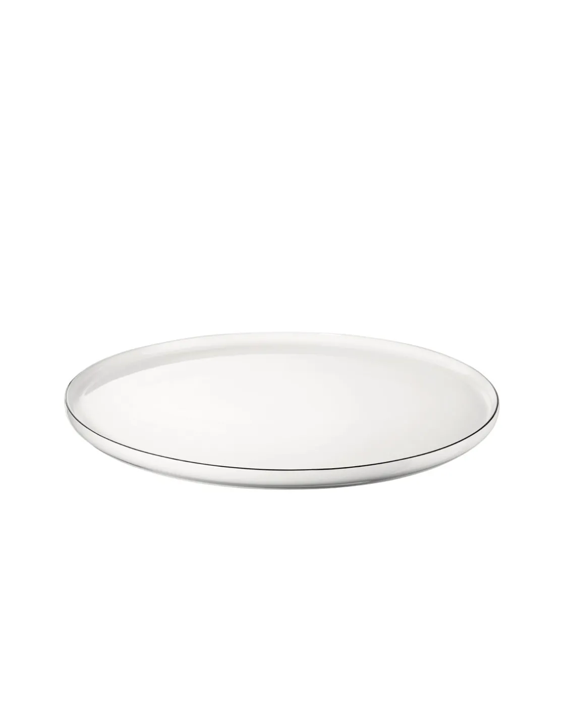 Asa Selection Dessert Plate Black Rim White