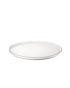 Asa Selection Dinner Plate Black Rim White