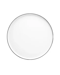 Asa Selection Dinner Plate Black Rim White