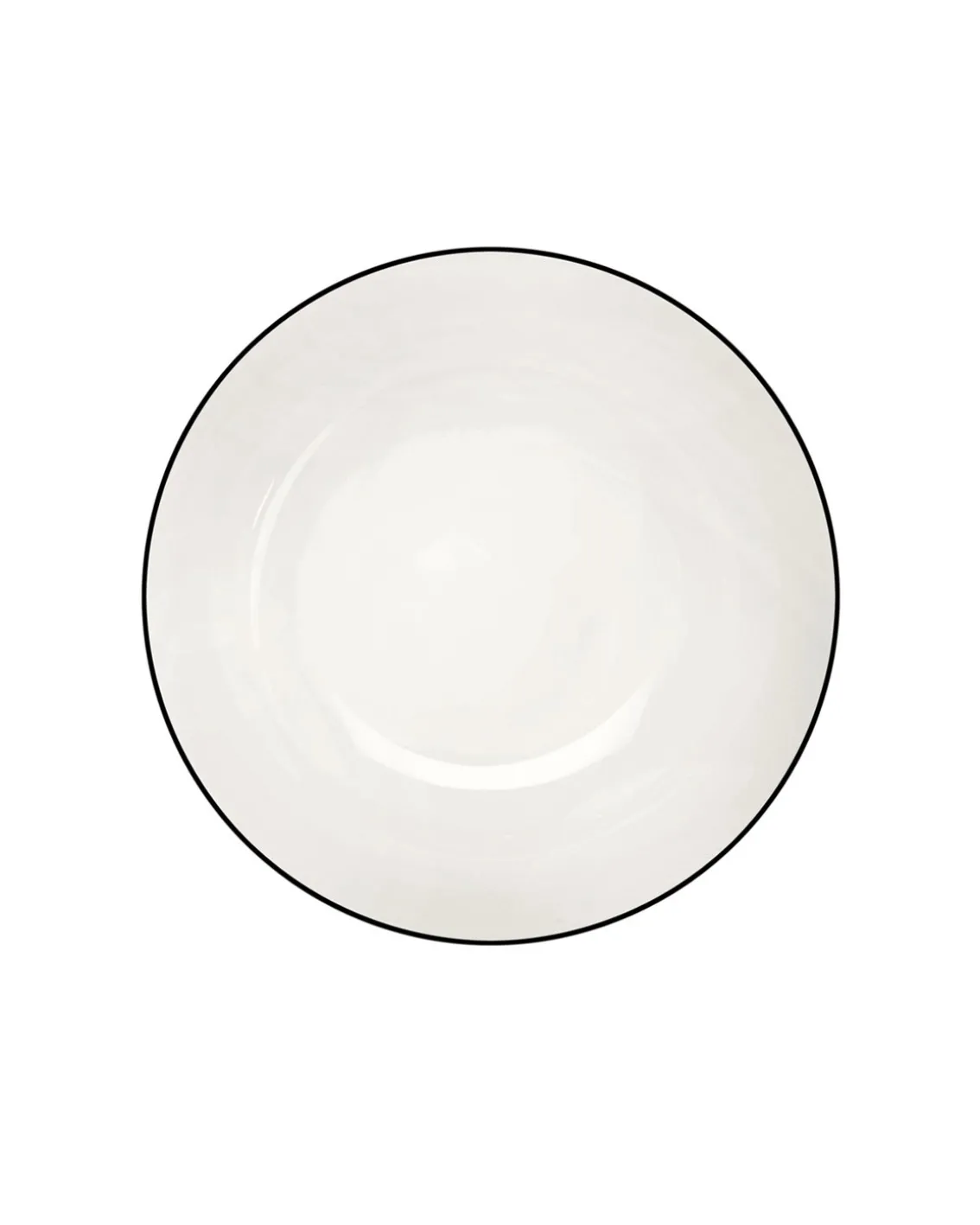 Asa Selection Pasta Plate Black Rim White