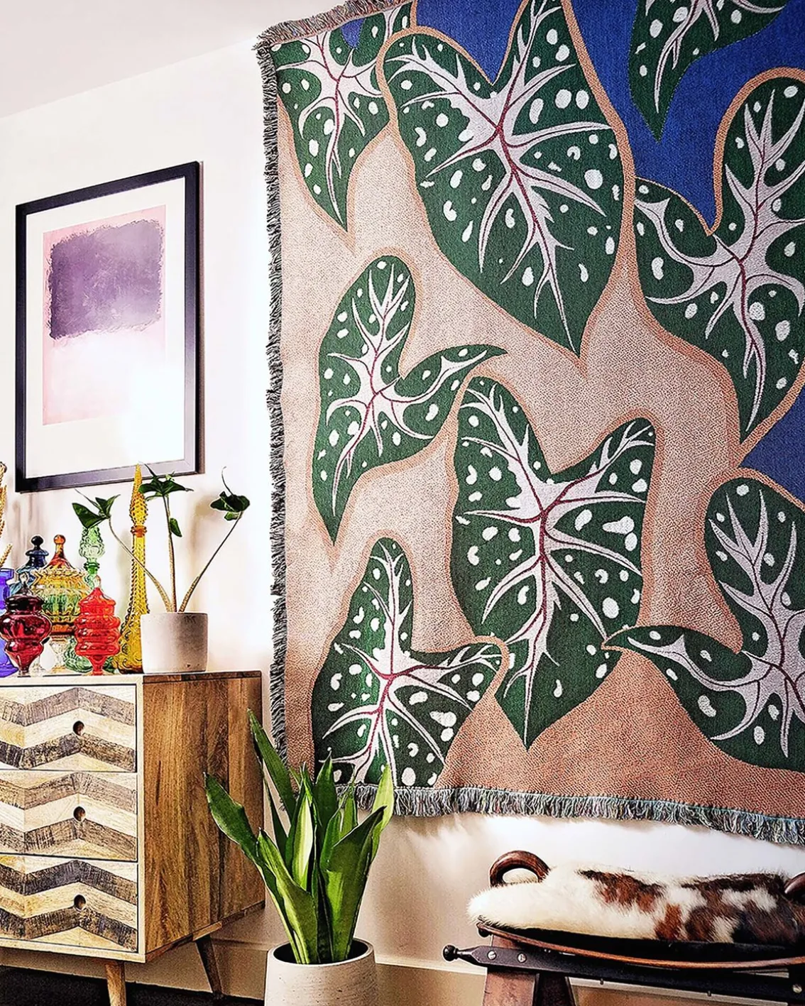 Atelier Yuchi Exotica Woven Blanket