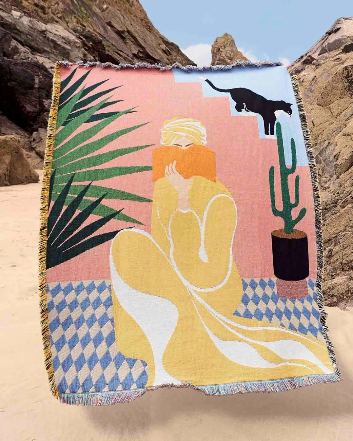 Atelier Yuchi Marrakech Woven Blanket