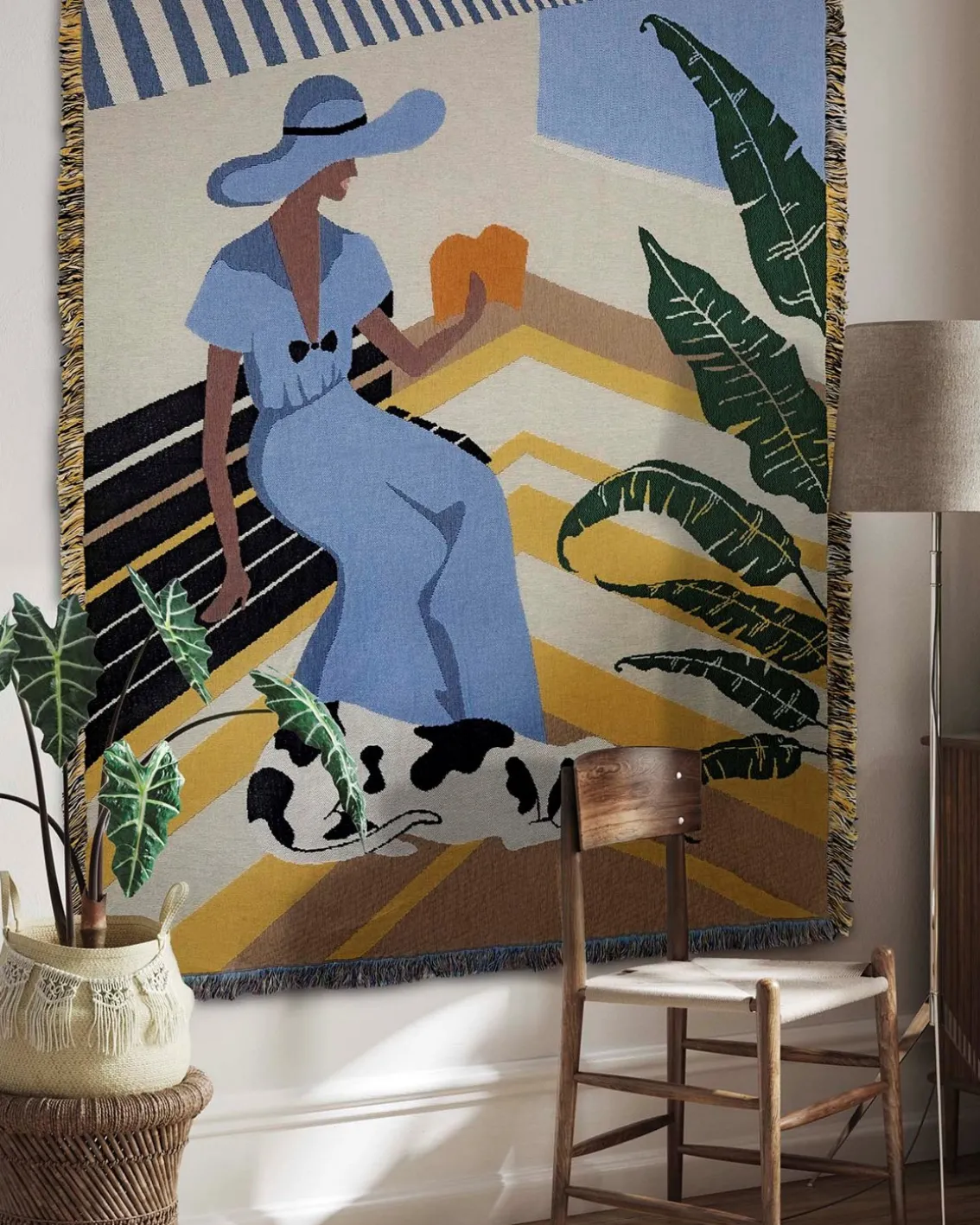 Atelier Yuchi Serenity Woven Blanket