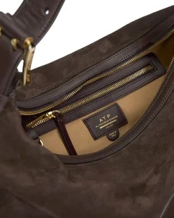 ATP Atelier Bassano Tote Bag Walnut Suede