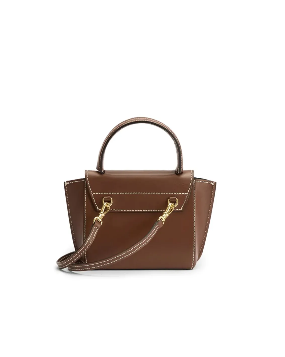 ATP Atelier Montalcino Mini Handbag Cannella/Contrast Stitch
