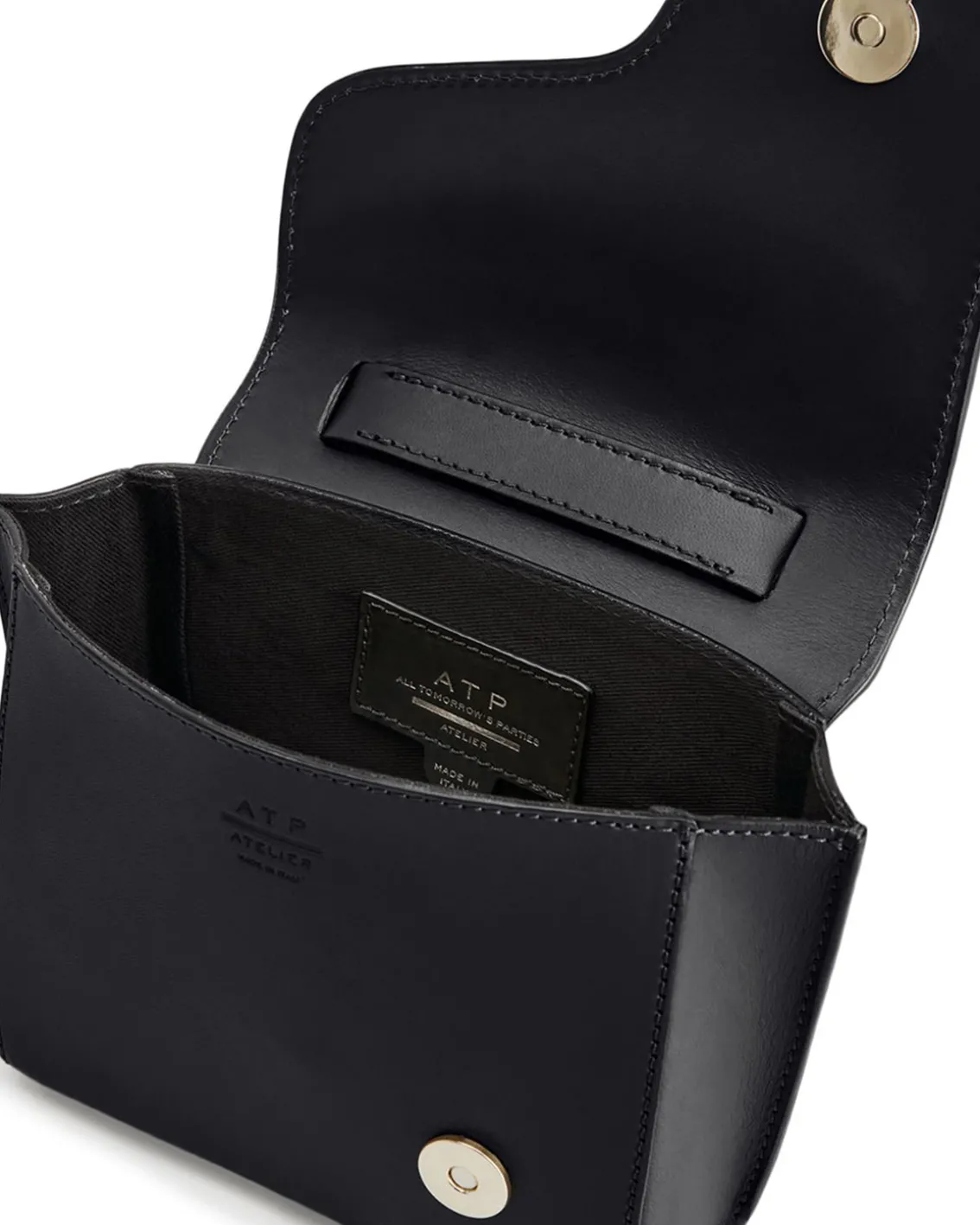 ATP Atelier Montalcino Mini Handbag Black
