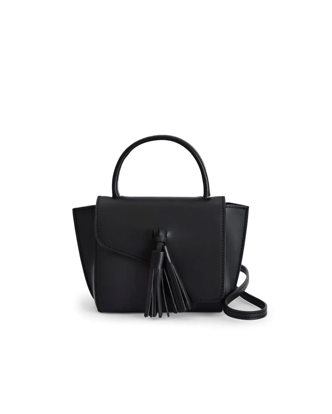 ATP Atelier Montalcino Tassel Mini Handbag Black